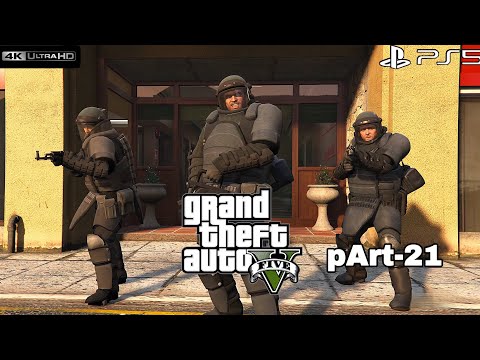 GTA 5 | PS5 Gameplay walkthrough Part-21| Next Gen version| FIDELITY MODE | RAY TRACING | 4K-HDR NEW