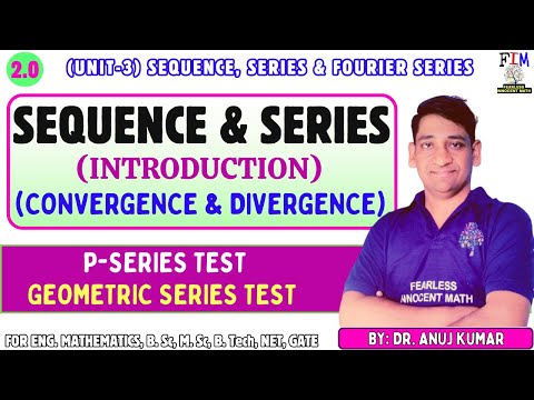 L-1 SEQUENCE & SERIES INTRODUCTION | CONVERGENCE OF SEQUENCE | CONVERGENCE AND DIVERGENCE OF SERIES