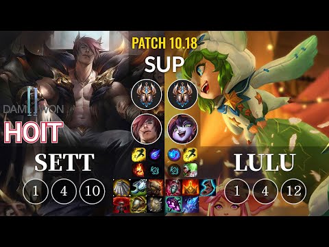 DWG Hoit Sett vs Lulu Sup - KR Patch 10.18