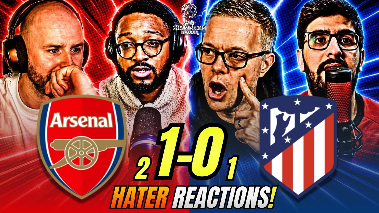 Arsenal’s RIVALS & HATERS reactions to Arsenal 1-0 Atletico (2-1) | Champions League Fan Reactions