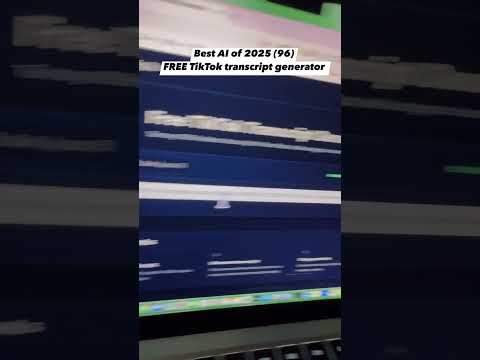 FREE TikTok transcripts
