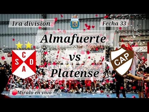 Almafuerte vs Platense 1ra división Fecha 33 Torneo 2025