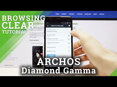 How to Clear Browsing Data in ARCHOS Diamond Gamma – Delete History & Cookies