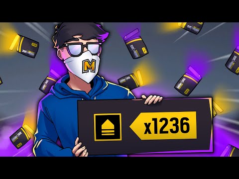 Opening 1236 Alpha Packs to break a Siege record