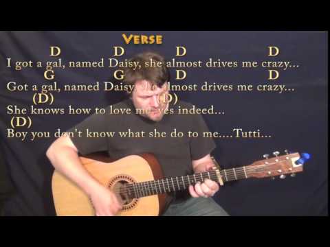 Tutti Frutti (Little Richard) Strum Guitar Cover Lesson  with Chords/Lyrics - Capo 3rd