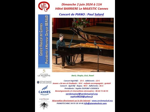 2024 06 02   Concert de PIANO   Paul Salard