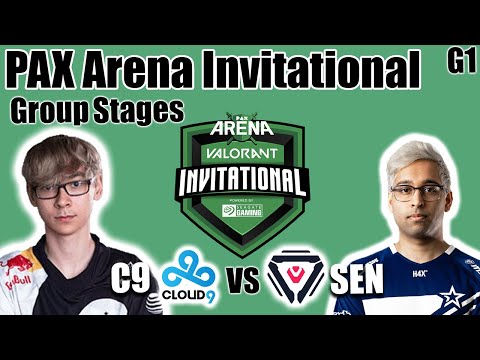 Cloud 9 vs Sentinels Game 2 - Group D | PAX Arena Valorant Invitational | Valorant Ignition Series