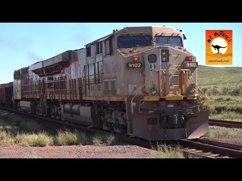 MEGA TRAINS, MEGA POWER! Longest, Heaviest Iron Ore trains in the WORLD loaded for export to China