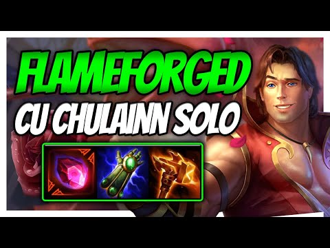 COOKING SPICY FLAMEFORGED CU CHULAINN BUILD! - Smite Cu Chulainn solo