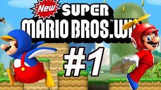 New Super Mario Bros Wii Let&#39;s Play Part 1 Sands and Plains