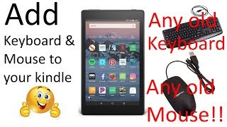 Amazon Kindle Fire Tablet: Connect USB mouse & keyboard