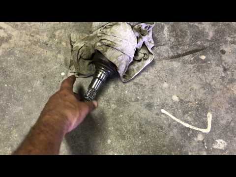 How to Fix a CV Axle Joint That Won't go Back in, Solved