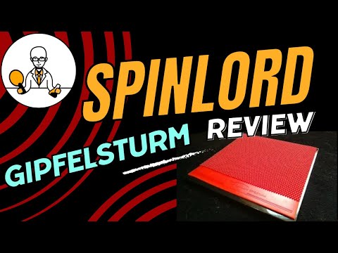 Testing the Spinlord Gipfelsturm pimples out table tennis rubber