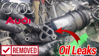 Audi A5/A6 3.2 Engine! Oil Filter Housing Leaks! D.i.Y. Remove & Replace Gasket.