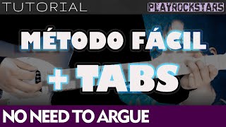 como tocar NO NEED TO ARGUE en guitarra CRANBERRIES ? TUTORIAL / ACORDES / RITMO / TABS