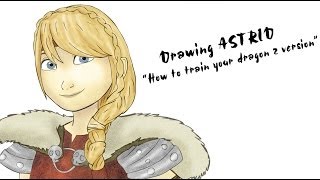 Drawing ASTRID How to train your dragon 2 version