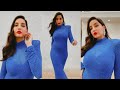 Blue Berry Babe Nora Fatehi Does A Super Hot Ramp Walk In Blue Shimmery Bodycon Dress