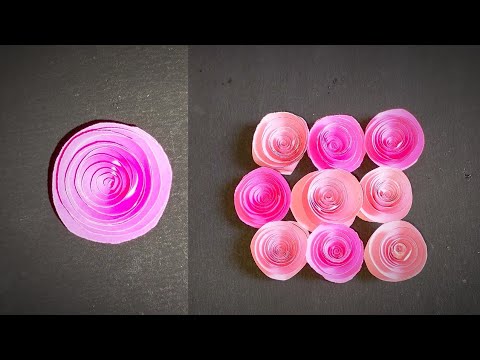 Very easy rose making ideas // How to make Rose flower // flower making // Rose //Rucha's creation