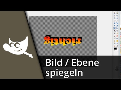 Gimp Bild spiegeln | Gimp Ebene spiegeln ✅ Tutorial