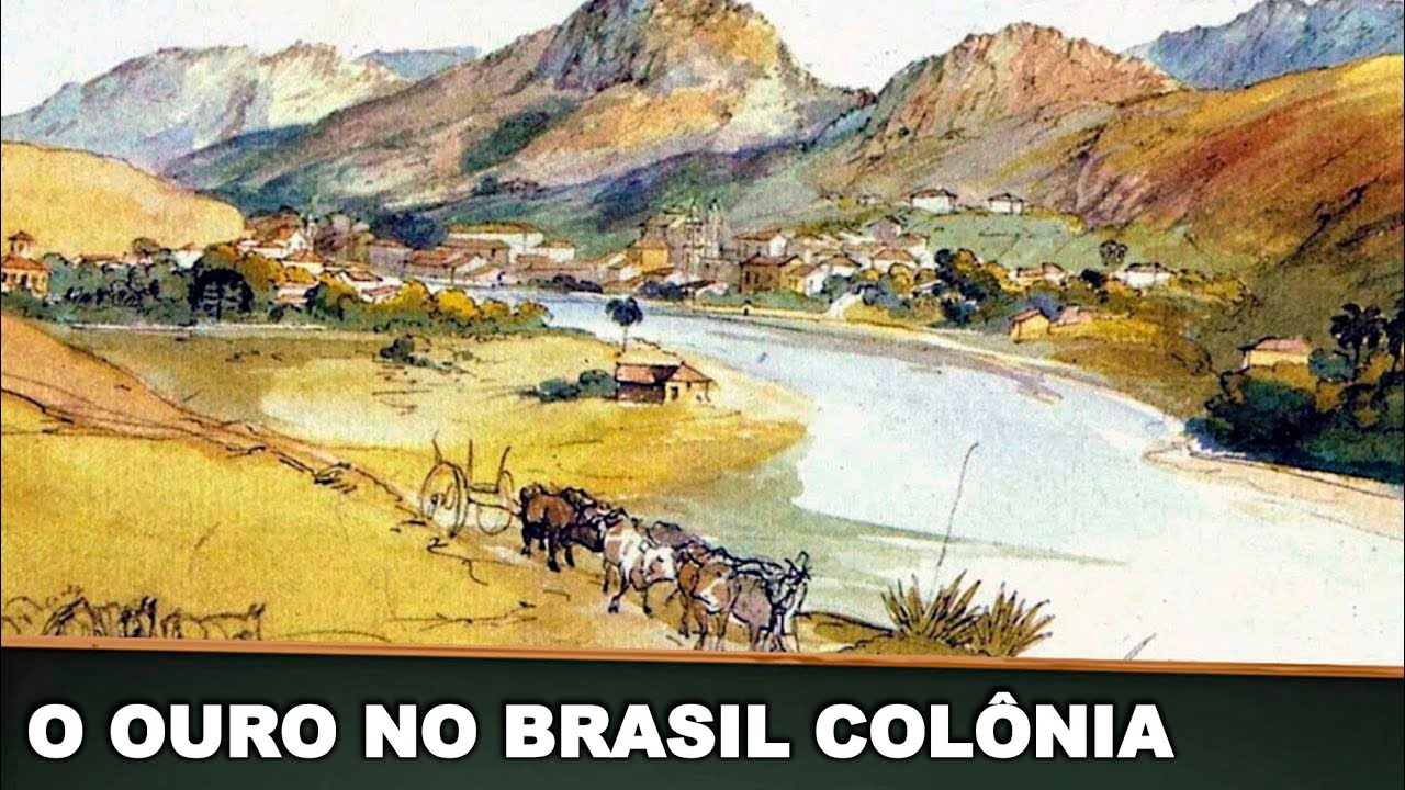 A PRODUÇÃO AURÍFERA NO BRASIL COLÔNIA