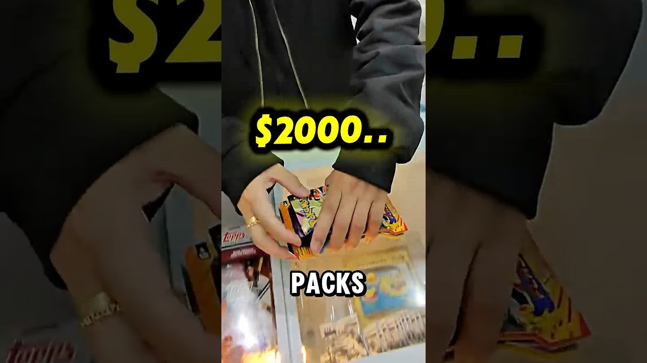 $2,000 on 10 Pokémon Packs… Did I Get Cooked?