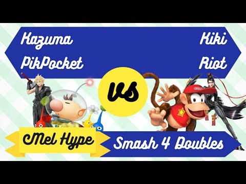 Mel Hype 3.2 - Smash 4 Doubles - Kazuma and PikPocket vs Kiki and Riot - Grand Finals