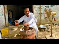 Old Fashioned Hand Churned Ice Cream Making Pakistani Street Food Waziristan Street Food