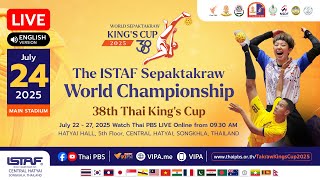 TakrawKingsCup2025 : Day 3 – COURT   1 (July 24, 2025)