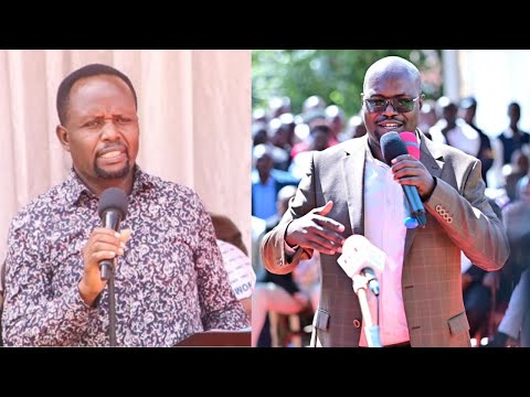 'Uko na bahati tumepatana kwa kanisa, ulinitesa sana wewe!' MP Ng'eno tells Governor Natembeya!!