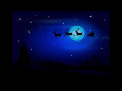 Papai Noel no trenó animação