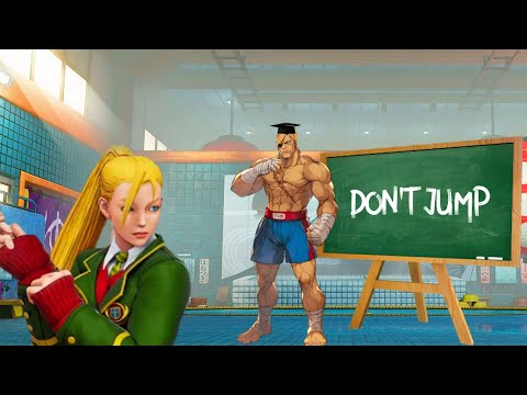 A lesson on jumping in against Sagat (SFV)