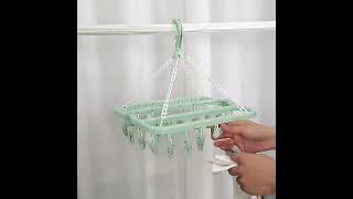 Sušiak na ponožky a spodnú bielizeň 32 kolíčkov béžový