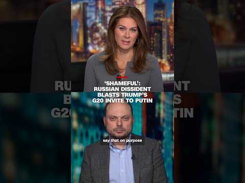 ‘Shameful’: Russian Dissident Blasts Trump’s G20 Invite to Putin