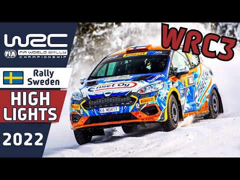 WRC Rally Highlights : Rally Sweden 2022 : WRC3 Results and Rally Action