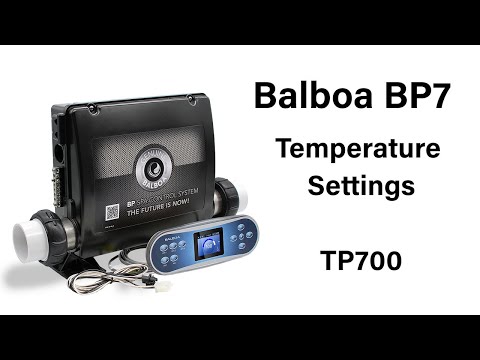 Balboa BP7 how to set the temperature