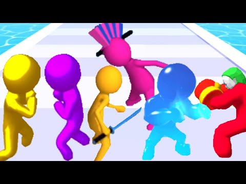 COLOR RUN STICKMAN 3D vs JOIN CLASH 3D vs BLOB N GIANT