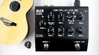 Video thumbnail for Grace Design ALiX Acoustic Preamp EQ DI by Pedal of the Day