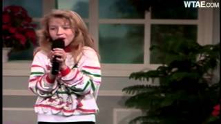 Christina Aguilera singing Silent Night at WTAE in 1991