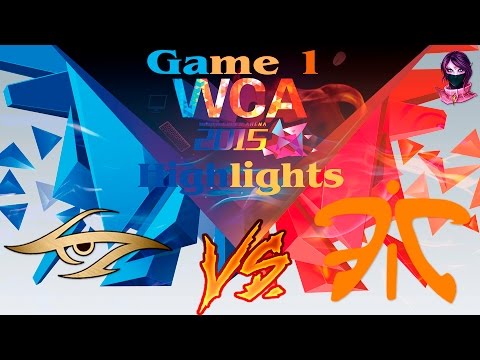 Highlights Team Secret vs Fnatic #1 (bo2) | World Cyber Arena 2015  (18.12.2015)