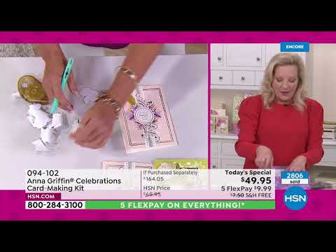 HSN | Merry Craftsmas - Anna Griffin Elegant Paper Crafting 07.12.2022 - 02 AM
