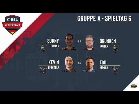 WC3 - ToD vs. Kevin / Drunken vs. Sunny  | ESL  Herbstmeisterschaft 2021