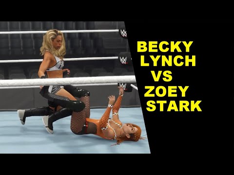 WWE 2K23 Becky Lynch vs Zoey Stark - Extreme Quiet Match