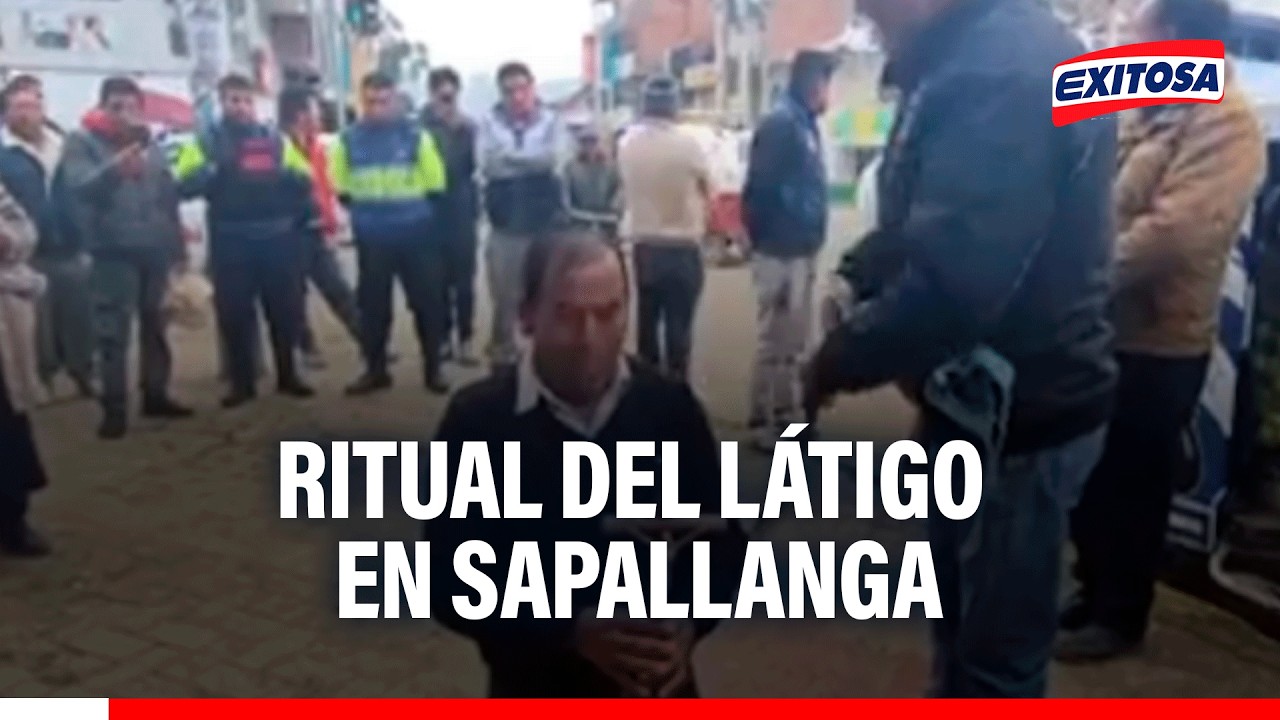 🔴🔵 Ritual del látigo por Semana Santa castigó a más de 200 personas en Sapallanga