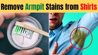 Quick Remove Yellow Armpit Stains | 5-Minute Bright Side