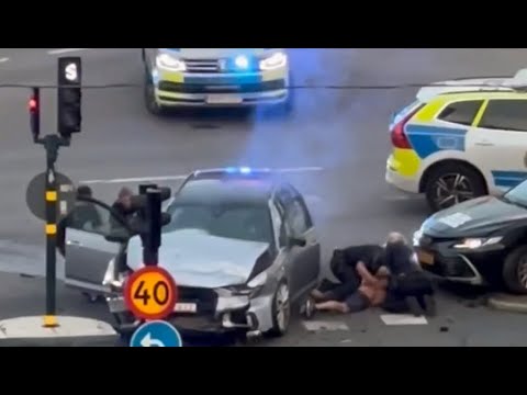 Här slår polisen till mot männen – efter biljakten i Stockholms innerstad