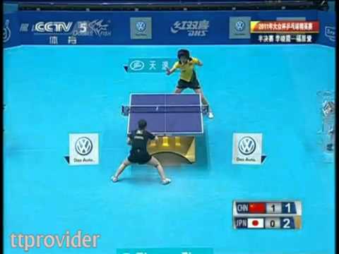 VW Cup 2011: Li Xiaoxia-Ai Fukuhara