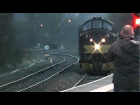 37676 Loch Rannoch Thrash on 6Z47 Hinksey - Doncaster Up Decoy 23/11/2012