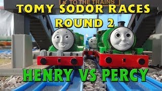 Tomy Sodor Races: Henry vs Percy Round 2