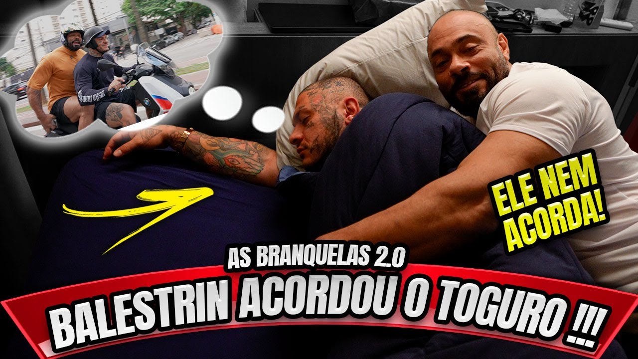 BALESTRIN PEGOU O TOGURO NA CAMA - E ELE NEM ACORDOU !