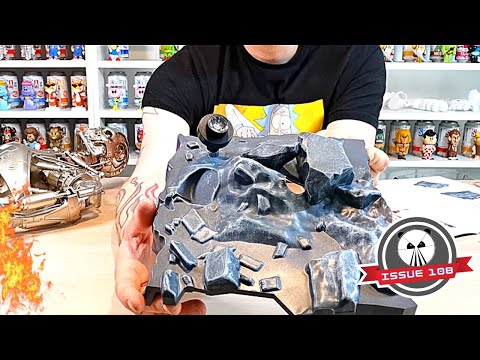 Build The Terminator T-800 Issue 108 -  Continue Work On The Base & Add Rock Details ( Speed Build )